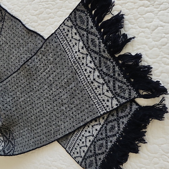 Vintage Scotch & Soda Wool Blend Reversible Scarf - Picture 4 of 7